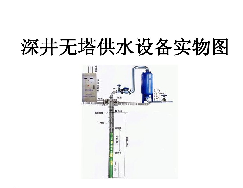 彰武县井泵无塔式供水设备